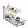 Lynk 451121DS RollOut Under Sink Cabinet Organization, Chrome