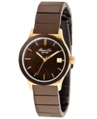 It's all about neutrals this season! Pair this brown-hued Kenneth Cole New York timepiece with your everyday attire. It's all about neutrals this season! Pair this brown-hued Kenneth Cole New York timepiece with your everyday attire.
