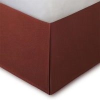 Natori SnowLion Bedskirt - Burnt Henna - Queen Natori SnowLion Bedskirt - Burnt Henna - Queen