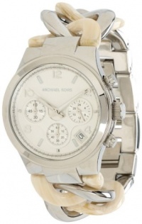 Michael Kors MK4263 - Modern Safari Runway Twist Chronograph Alabaster/Silver