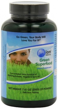 PHion Balance, Green Superfood Powder, 210-Gram