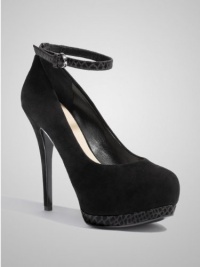 GUESS Prestyn Suede Pumps, BLACK SUEDE (8 1/2) GUESS Prestyn Suede Pumps, BLACK SUEDE (8 1/2)