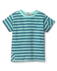 Pearls & Popcorn Infant Boys' Striped Patch Tee - Sizes 12-36 Months Pearls & Popcorn Infant Boys' Striped Patch Tee - Sizes 12-36 Months