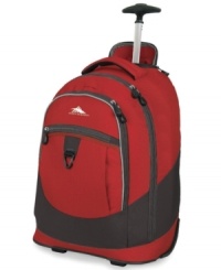 Book smart-a large, front-load main compartment makes space for all of the books, supplies and clothes you'll need, while a rolling design makes it easy & comfortable to keep going and going. Packed with an organizer and constructed with Vapel™ mesh padding, this pack brings a luxurious order to the way you go about your day. Book smart-a large, front-load main compartment makes space for all of the books, supplies and clothes you'll need, while a rolling design makes it easy & comfortable to keep going and going. Packed with an organizer and constructed with Vapel™ mesh padding, this pack brings a luxurious order to the way you go about your day.