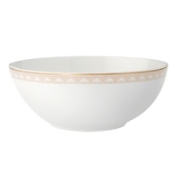 The Samarkand bone china collection by Villeroy & Boch combines stylish, exotic elements with timeless elegance. Precious golden bands and chains decorate this pure white bone china pattern. Warm ivory tones add a harmonious touch. Mix and match with coordinating Mosaic-designed pieces for a look that is truly your own. The Samarkand bone china collection by Villeroy & Boch combines stylish, exotic elements with timeless elegance. Precious golden bands and chains decorate this pure white bone china pattern. Warm ivory tones add a harmonious touch. Mix and match with coordinating Mosaic-designed pieces for a look that is truly your own.