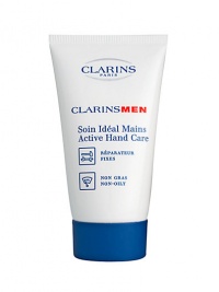 Give rough, dry hands immediate comfort. Active Hand Care non-oily, non-sticky hand treatment is formulated specifically for men, to help soothe irritations caused by climatic conditions, handiwork, or sports. 2.6 oz. Imported. 