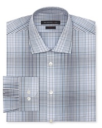 A multi-tonal gingham check pattern refreshes your fine dress shirting wardrobe.