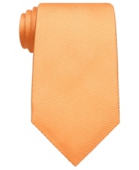Brighten up with the citrus punch of this silk tie from Tasso Elba.