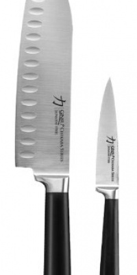 Ginsu Chikara Series 2-Piece Knife Set, 5-Inch Santoku and Paring Ginsu Chikara Series 2-Piece Knife Set, 5-Inch Santoku and Paring
