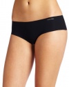 Calvin Klein Women's Invisibles Hipster Underwear, Black, Medium