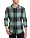 Calvin Klein Jeans Men's Siren Plaid Long Sleeve Woven