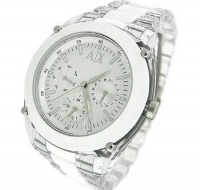 Armani Exchange Silver-Tone Dial Women's Watch #AX5039 Armani Exchange Silver-Tone Dial Women's Watch #AX5039