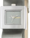 BCBGMAXAZRIA Women's BG6341 Analog Eclectic Mini Plisse' Grey Dial Watch