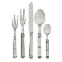 Isabella, Arte Italicas most popular flatware line, is stunning on any table. This collection is made from 18/10 stainless steel and paired with the highest quality, pewter handles. Like all Arte Italica flatware, Isabella is handmade in Italy.Dishwasher safe on the low-heat setting, please Isabella, Arte Italicas most popular flatware line, is stunning on any table. This collection is made from 18/10 stainless steel and paired with the highest quality, pewter handles. Like all Arte Italica flatware, Isabella is handmade in Italy.Dishwasher safe on the low-heat setting, please