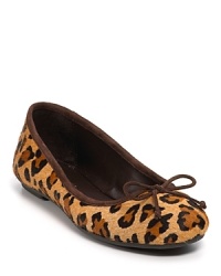 These classic ballet flats are trend-right in leopard print, featuring sweet grosgrain ribbon and bow accents. By Lauren Ralph Lauren. These classic ballet flats are trend-right in leopard print, featuring sweet grosgrain ribbon and bow accents. By Lauren Ralph Lauren.