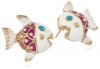 Betsey Johnson Jewels of the Sea Fish Stud Earrings