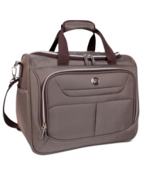 Take tote of it-keep carrying in style and comfort with this ready-to-go bag. With a detachable strap and a durable side-bound construction, this bag is the perfect last-minute companion. Take tote of it-keep carrying in style and comfort with this ready-to-go bag. With a detachable strap and a durable side-bound construction, this bag is the perfect last-minute companion.