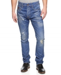 Out on the town or hanging around the house, these jeans from Guess are fit for anything you're doing. Out on the town or hanging around the house, these jeans from Guess are fit for anything you're doing.