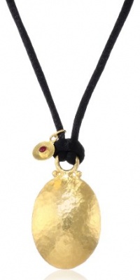 GURHAN Jordan 24K Gold Lentil Necklace GURHAN Jordan 24K Gold Lentil Necklace