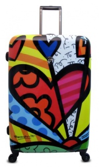 Heys USA Luggage Britto New Day 30 Inch Hard Side Suitcase, Multi-Colored, One Size Heys USA Luggage Britto New Day 30 Inch Hard Side Suitcase, Multi-Colored, One Size