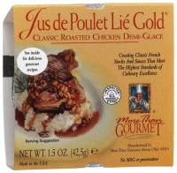 More Than Gourmet Jus De Poulet Lie Gold Roasted Chicken Demi-glace, 1.5-Ounce Packages (Pack of 6) More Than Gourmet Jus De Poulet Lie Gold Roasted Chicken Demi-glace, 1.5-Ounce Packages (Pack of 6)