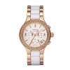 DKNY Ceramic Link Rose Gold-plated Ladies Watch NY8183