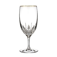 Lismore Essence is the next generation of Waterford's classic Lismore pattern, retaining its brilliance and clarity while incorporating a more slender, modern profile. The classic design, featuring diamond and wedge cuts with a gold rim, is an elegant addition to fine dining occasions. Lismore Essence is the next generation of Waterford's classic Lismore pattern, retaining its brilliance and clarity while incorporating a more slender, modern profile. The classic design, featuring diamond and wedge cuts with a gold rim, is an elegant addition to fine dining occasions.