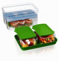 Fit & Fresh Lunch on the Go Container Set with Removable Ice Pack (Colors May Vary) Fit & Fresh Lunch on the Go Container Set with Removable Ice Pack (Colors May Vary)