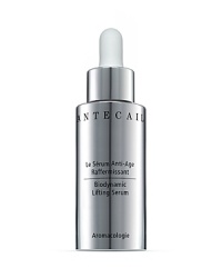 Biodynamic Lifting Serum is an essential anti-aging step to be used in conjunction with the Bio Lift range. It offers a new set of benefits, including redensifying, brightening, and 24 hour hydration. A rare and powerful range of biomimetic actives delivers visible results minimizing the appearance of lines and maximizing skin tightness and density.88% Botanical. Paraben free.Visible results are realized with use of this results-driven natural product:1. Collagen matrix is strengthened, skin is firmed and redensified with Bioglucosine Tripeptides and Raspberry Stem Cells2. Chantecaille's signature hexapeptides and naturally derived Hyaluronic Acid smoothe and lift3. Imperata Cylindrica, Marsh Samphire extract and Hyaluronic Acid plump skin and deliver immediate and sustained hydration. 4. Lemon Balm extract, Raspberry Stem Cells, Ginseng extract and White tea brighten and improve skin's clarity.