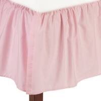 American Baby Company 100% Cotton Percale Ruffle Crib Skirt, Pink American Baby Company 100% Cotton Percale Ruffle Crib Skirt, Pink