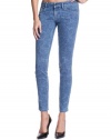 GUESS Brittney Ankle Skinny Jeans with Paisley
