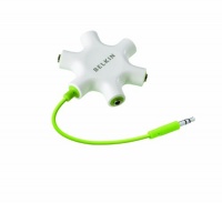 Belkin RockStar 5-Way 3.5-mm Headphone Splitter (White) Belkin RockStar 5-Way 3.5-mm Headphone Splitter (White)