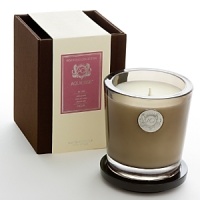 Aquiesse uses a proprietary soy wax blend and is made with organic soy bean oil and carefully selected lead-free wicks. The soy candle is stylishly encased in smoke-brown glass. Aquiesse uses a proprietary soy wax blend and is made with organic soy bean oil and carefully selected lead-free wicks. The soy candle is stylishly encased in smoke-brown glass.