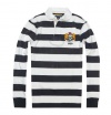 Rugby by Ralph Lauren Men Vintage Slim Fit Striped Polo Rugby T-Shirt
