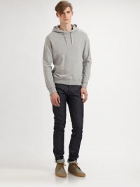A longtime favorite, that never goes out of style, rendered in superior cotton for extra comfort and wearability.Attached drawstring hoodRibbed knit cuffs and hemCottonMachine washImported A longtime favorite, that never goes out of style, rendered in superior cotton for extra comfort and wearability.Attached drawstring hoodRibbed knit cuffs and hemCottonMachine washImported