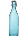 Bormioli Rocco Giara Bottle Set of 6, Sky Blue