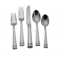 Waterford Lismore Nouveau Stainless Steel Flatware 5 Piece Place Setting Waterford Lismore Nouveau Stainless Steel Flatware 5 Piece Place Setting