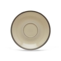 Lenox Tuxedo Platinum Ivory China Saucer Lenox Tuxedo Platinum Ivory China Saucer