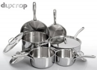 Duxtop Whole-Clad Tri-Ply Stainless Steel Induction Ready Premium Cookware 10-Pc Set Duxtop Whole-Clad Tri-Ply Stainless Steel Induction Ready Premium Cookware 10-Pc Set