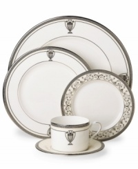 Set your table with classic grace. A refined variation of the popular Westchester pattern from Lenox, Westchester Legacy place settings feature handsome Grecian motifs against platinum accented ivory china. Set your table with classic grace. A refined variation of the popular Westchester pattern from Lenox, Westchester Legacy place settings feature handsome Grecian motifs against platinum accented ivory china.
