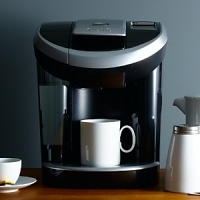 Indulge your love of fine coffees and teas with this revolutionary new brewing system from Keurig. With the ability to brew frothed coffee drinks, iced beverages and your regular cup of joe, and featuring 8 size settings plus an interactive touchscreen for easy service, the Vue brewer offers perfection in a mug, time after time. It's like having a world-class coffeehouse in your kitchen. Indulge your love of fine coffees and teas with this revolutionary new brewing system from Keurig. With the ability to brew frothed coffee drinks, iced beverages and your regular cup of joe, and featuring 8 size settings plus an interactive touchscreen for easy service, the Vue brewer offers perfection in a mug, time after time. It's like having a world-class coffeehouse in your kitchen.