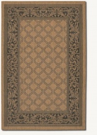 Couristan 1016/2000 Recife Garden Lattice Cocoa/Black Rug, 8-Feet 6-Inch by 13-Feet Couristan 1016/2000 Recife Garden Lattice Cocoa/Black Rug, 8-Feet 6-Inch by 13-Feet