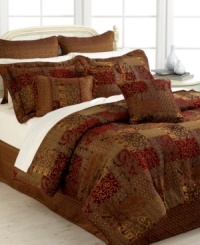 Utterly opulent, this Galleria decorative pillow from Croscill boasts a combination of paisley, damask, diamond and lattice motifs woven with chenille and metallic yarns. Twist cord trim and beaded tassels add an extra layer of sophistication. Utterly opulent, this Galleria decorative pillow from Croscill boasts a combination of paisley, damask, diamond and lattice motifs woven with chenille and metallic yarns. Twist cord trim and beaded tassels add an extra layer of sophistication.