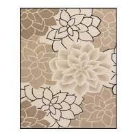 Couristan 2158/2226 Super Indo-Colors Oleander- Beige/White 5-Feet 6-Inch by 8-Feet Rug Couristan 2158/2226 Super Indo-Colors Oleander- Beige/White 5-Feet 6-Inch by 8-Feet Rug