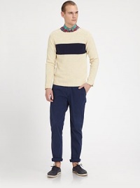 EXCLUSIVELY AT SAKS. This four pocket cotton chino with a hint of stretch and a stitched bottom hem is a perfect addition to any seasonal wardrobe.Flat-front styleSide slash, back flap, welt pocketsInseam, about 3197% cotton/3% elastaneMachine washImported EXCLUSIVELY AT SAKS. This four pocket cotton chino with a hint of stretch and a stitched bottom hem is a perfect addition to any seasonal wardrobe.Flat-front styleSide slash, back flap, welt pocketsInseam, about 3197% cotton/3% elastaneMachine washImported