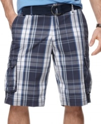 Preppy meets punk. These plaid shorts from Ecko Unltd shake up your warm-weather wardrobe. Preppy meets punk. These plaid shorts from Ecko Unltd shake up your warm-weather wardrobe.