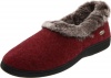 ACORN Women's Chinchilla Collar Slipper