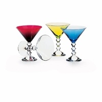 Designed for todays contemporary lifestyle and expression of persona entertaining styles. Simple, easy to integrate and multi-functional, each piece is an exemplary marriage of beauty and practicality that is sure to delight with each use. Shown: Vega martini glasses in ruby, clear (sorry not available), topaz (sorry not available), and sapphire. Also available in olivine. Designed for todays contemporary lifestyle and expression of persona entertaining styles. Simple, easy to integrate and multi-functional, each piece is an exemplary marriage of beauty and practicality that is sure to delight with each use. Shown: Vega martini glasses in ruby, clear (sorry not available), topaz (sorry not available), and sapphire. Also available in olivine.