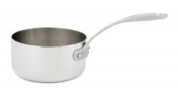 CIA Masters Collection 7-Ply Copper Clad Stainless Steel 1 Quart Open Saucepan CIA Masters Collection 7-Ply Copper Clad Stainless Steel 1 Quart Open Saucepan