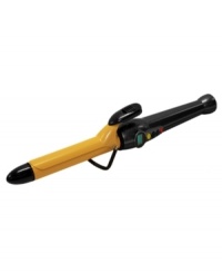 Want luxurious waves and curls that last all day? Combine forces! The power of even-heating tourmaline ceramic technology joins with anti-frizz negative ions and Far Infared in the CHI Air Texture tourmaline ceramic curling iron, giving you smooth, silky hair with mega shine. Also features an anti-slip balanced design with strong, sleek grip. Want luxurious waves and curls that last all day? Combine forces! The power of even-heating tourmaline ceramic technology joins with anti-frizz negative ions and Far Infared in the CHI Air Texture tourmaline ceramic curling iron, giving you smooth, silky hair with mega shine. Also features an anti-slip balanced design with strong, sleek grip.